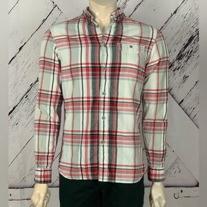 Button down plaid shirt